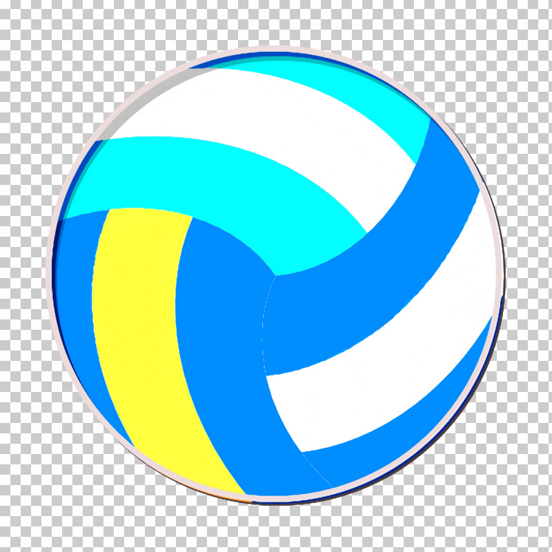 Ball Icon Sports Flat Color Icon Volleyball Icon PNG, Clipart, Aqua M ...