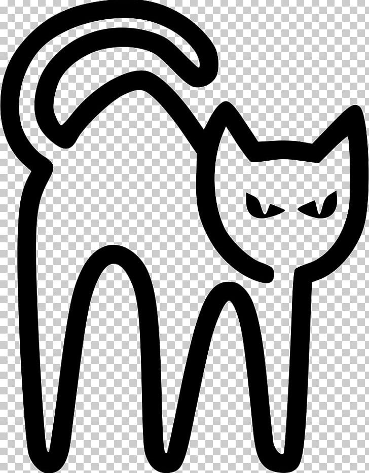 Black Cat Computer Icons PNG, Clipart, Animals, Black, Black And White, Black Cat, Carnivoran Free PNG Download