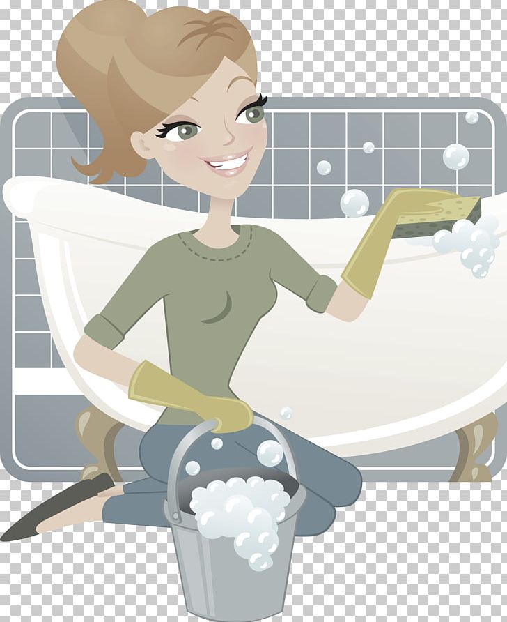 Cleaning Maid Service Domestic Worker PNG, Clipart, Art, Bathroom, Brighton, Cartoon, Cheerful Free PNG Download