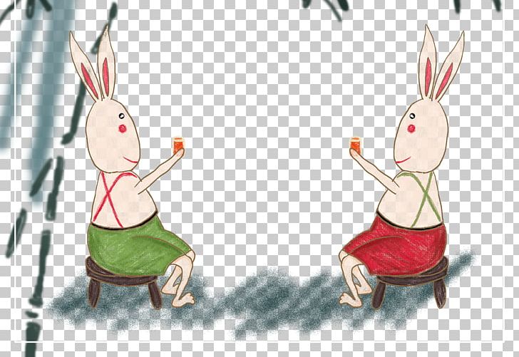 Drawing Cartoon Illustration PNG, Clipart, 2 Rabbits, Animals, Art, August, August Fifteen Free PNG Download