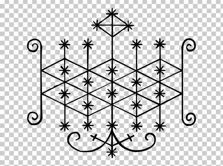 Haitian Vodou West African Vodun Hoodoo Veve PNG, Clipart, Angle, Area, Black And White, Circle, Haiti Free PNG Download