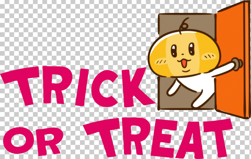 TRICK OR TREAT Halloween PNG, Clipart, Behavior, Cartoon, Geometry, Halloween, Happiness Free PNG Download