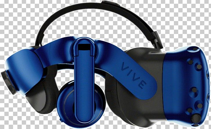 HTC Vive Head-mounted Display Virtual Reality Headset PNG, Clipart, Audio, Audio Equipment, Blue, Electric Blue, Electronic Device Free PNG Download