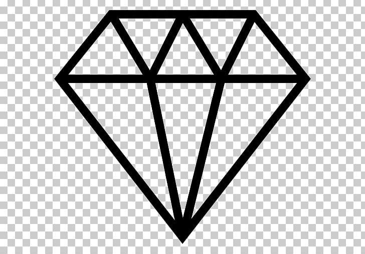 Computer Icons Diamond Gemstone PNG, Clipart, Angle, Area, Black, Black And White, Carat Free PNG Download