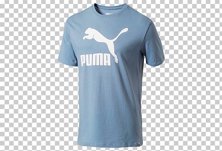 T-shirt Puma Clothing Sneakers PNG, Clipart, Active Shirt, Blue, Brand, Casual Wear, Clothing Free PNG Download