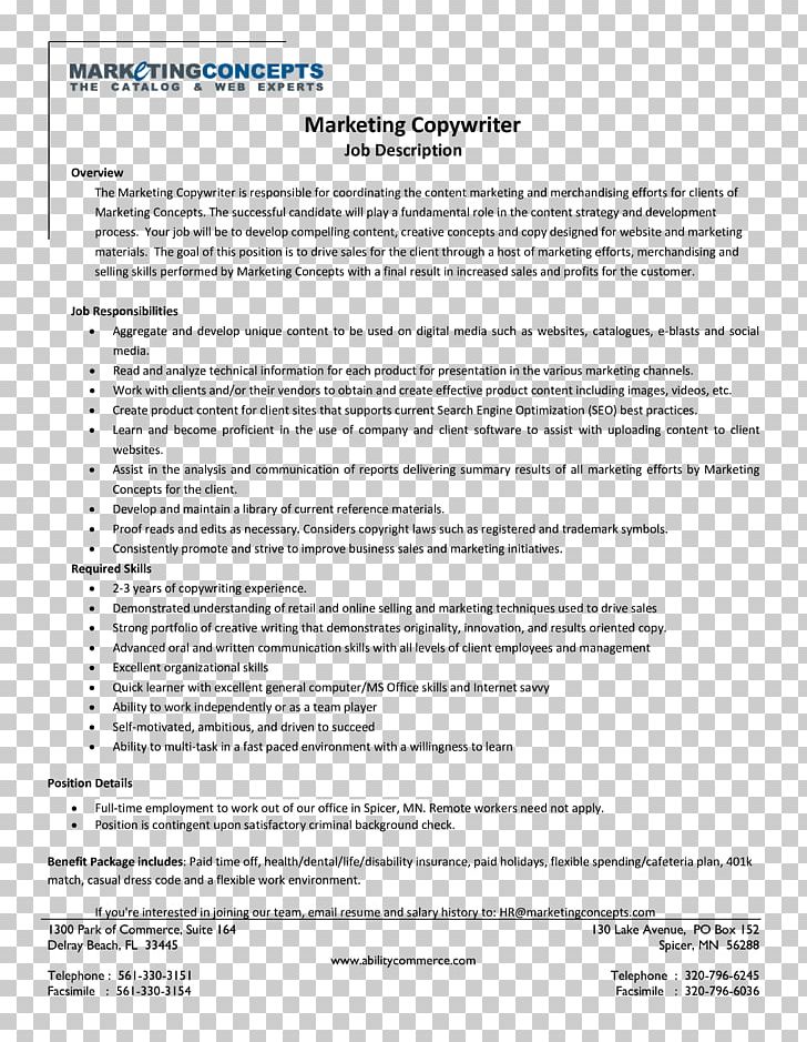 How To Write Job Descriptions Document Template Marketing PNG, Clipart, Area, Business, Copywriter, Copywriter Floor, Document Free PNG Download