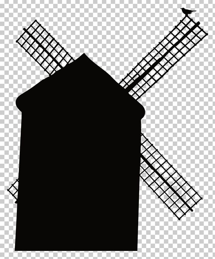 Windmill Silhouette PNG, Clipart, Angle, Animals, Black, Mill, Monochrome Free PNG Download