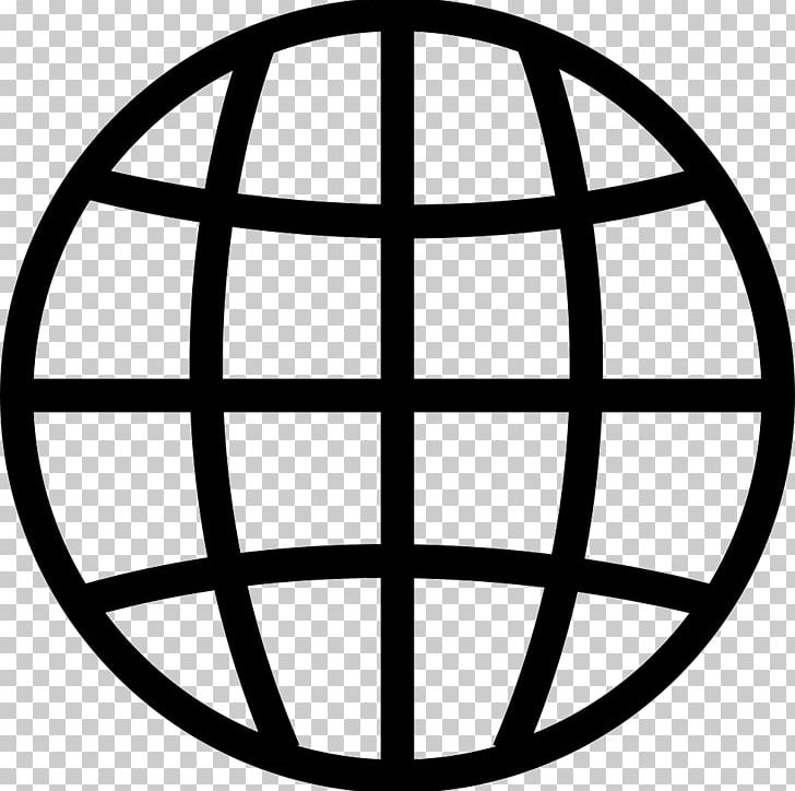 Globe Computer Icons Grid PNG, Clipart, Area, Ball, Black And White, Circle, Computer Icons Free PNG Download