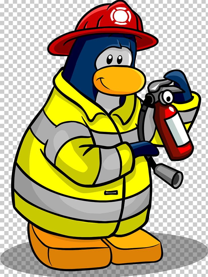 Club Penguin Firefighter's Helmet Fire Engine PNG, Clipart, Artwork, Beak, Bird, Club Penguin, Copyright Free PNG Download