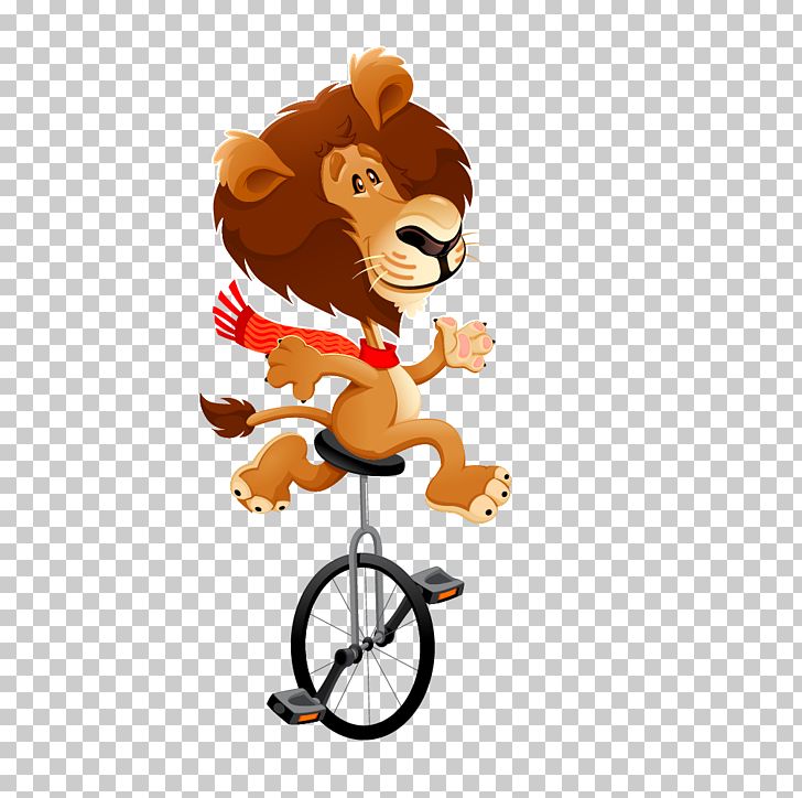 Cartoon Lion Funny Animal Illustration PNG, Clipart, Bedroom, Bicycle, Carnivoran, Cartoon Character, Cartoon Eyes Free PNG Download