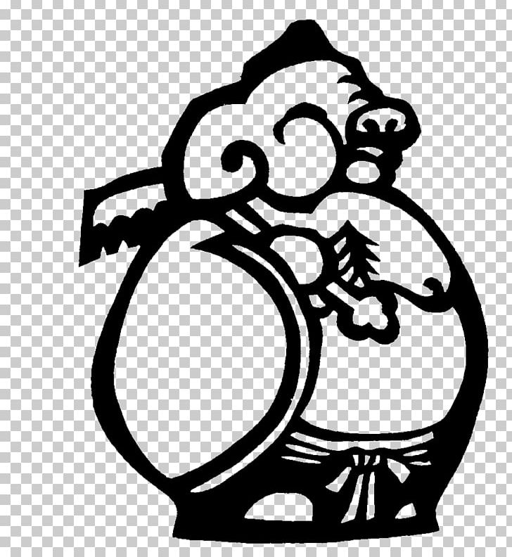 Pigsy Journey To The West Papercutting PNG, Clipart, Adobe Illustrator, Animals, Art, Black And White, Chinese Paper Cutting Free PNG Download