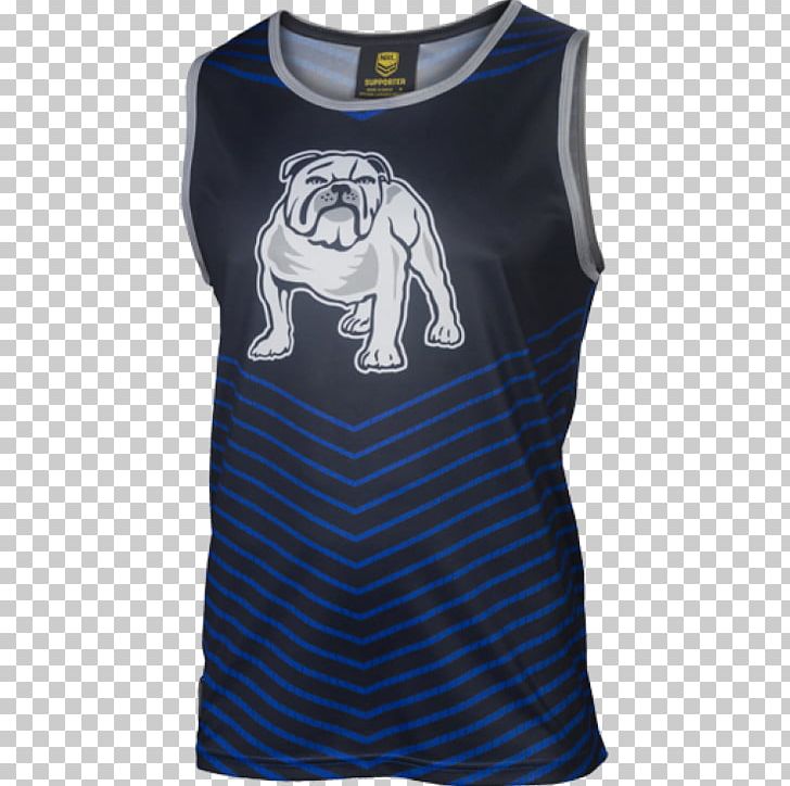 T-shirt Footy Focus Pty Canterbury-Bankstown Bulldogs NRL Auckland Nines PNG, Clipart, Active Shirt, Active Tank, Australian Rules Football, Black, Blue Free PNG Download
