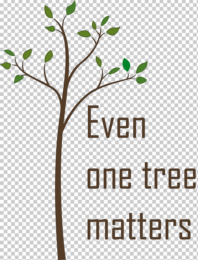 Even One Tree Matters Arbor Day PNG, Clipart, Arbor Day, Branching, Flower, Leaf, Line Free PNG Download