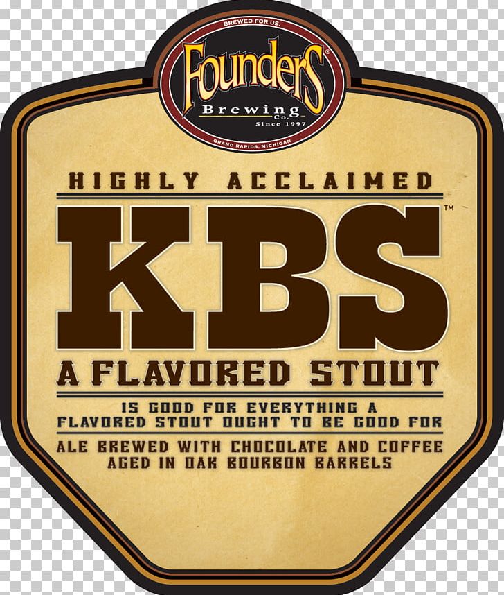 Founder's KBS Founders Brewing Company Founder's Breakfast Stout Beer PNG, Clipart,  Free PNG Download