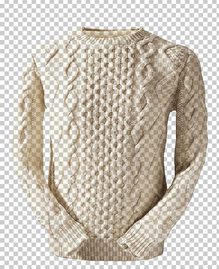 Sweater Aran Islands Sleeve Aran Jumper Wool PNG, Clipart, Aran, Aran Islands, Aran Jumper, Beige, Blouse Free PNG Download