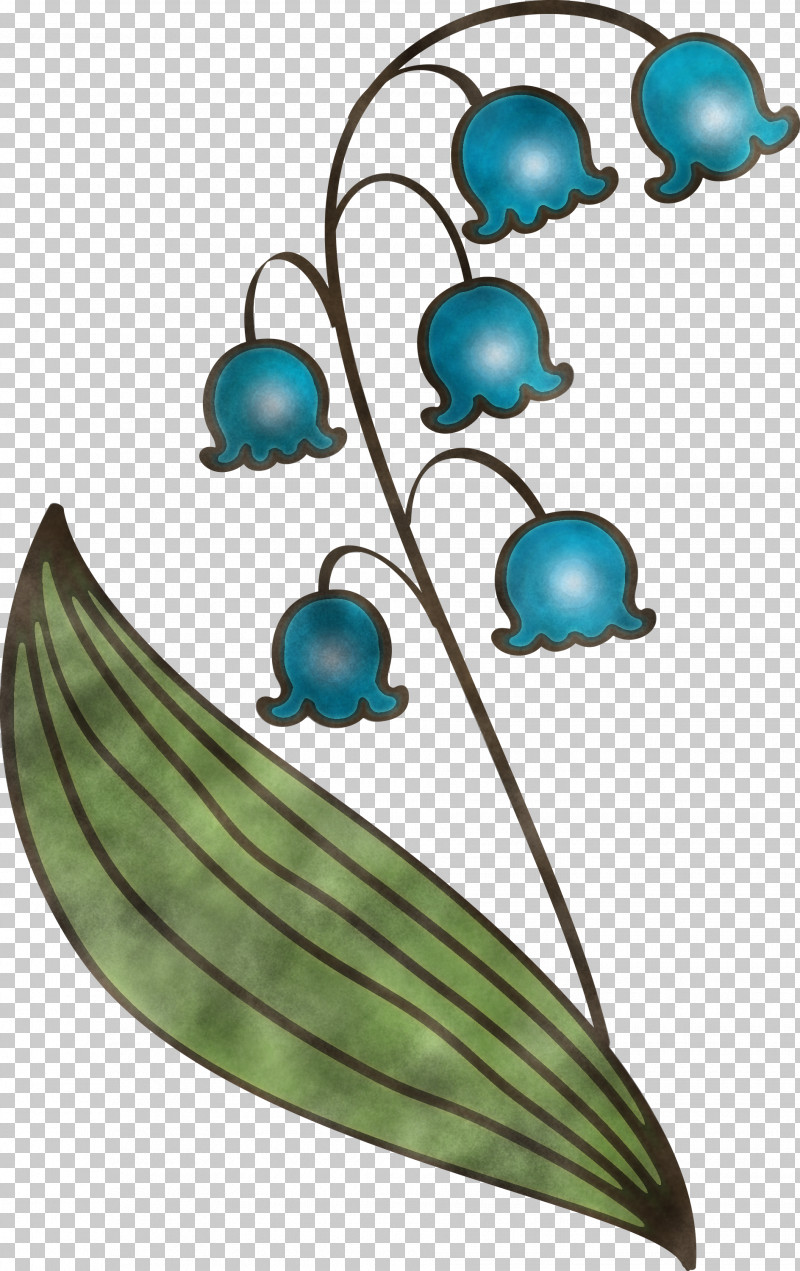 Lily Bell Flower PNG, Clipart, Flower, Leaf, Lily Bell, Plant, Turquoise Free PNG Download