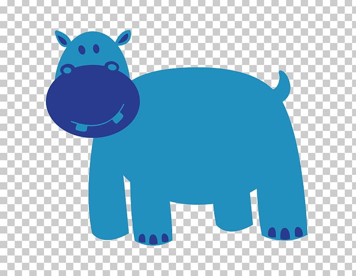 Hippopotamus Colorful Animals PNG, Clipart, Animal, Bear, Blue, Carnivoran, Cartoon Free PNG Download