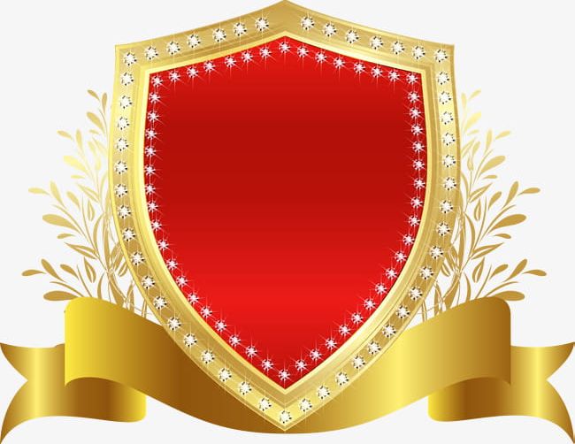 Red Shield Badge PNG, Clipart, Badge, Badge Clipart, Decorative, Decorative Pattern, Dig Free PNG Download