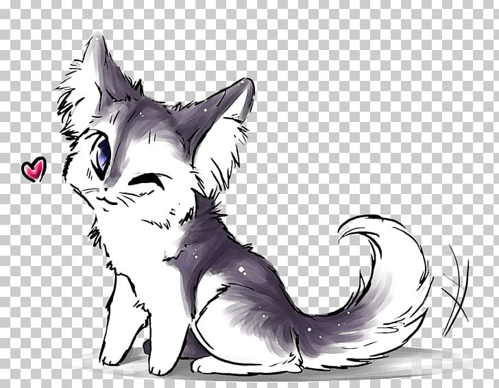 how to draw an anime kitten