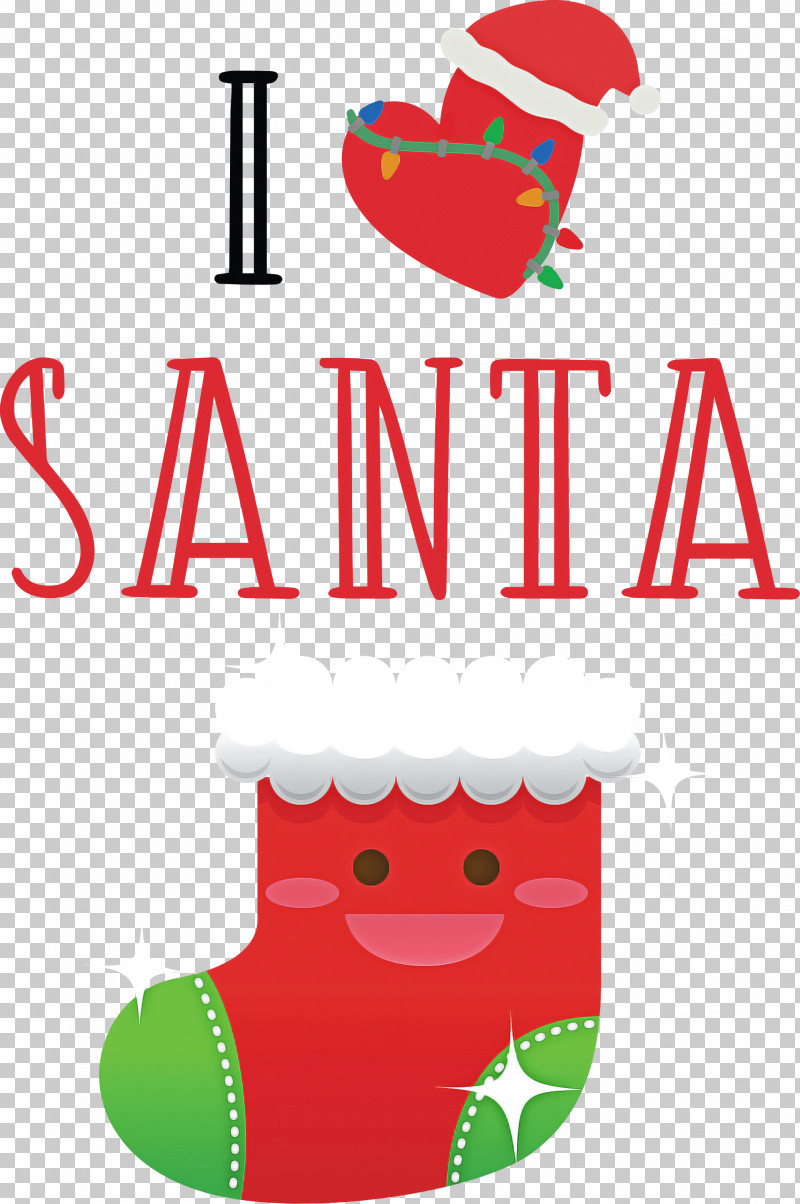 I Love Santa Santa Christmas PNG, Clipart, Birthday, Christmas, Christmas Day, Fine Arts, Heart Santa Free PNG Download