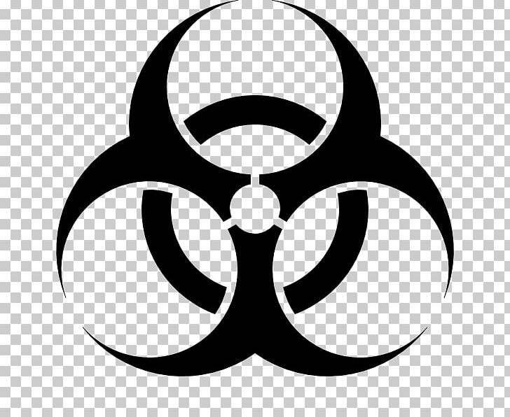 Biological Hazard Hazard Symbol Sign PNG, Clipart, Artwork, Biohazard, Biological Hazard, Biology, Black And White Free PNG Download