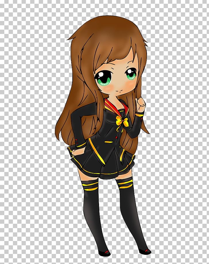 Chibi School Uniform Anime Drawing Png Clipart Anime Black Hair