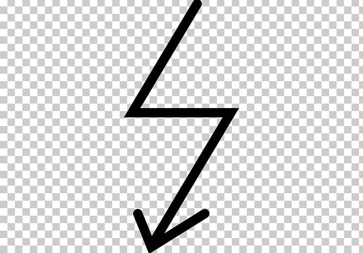 Arrow Computer Icons Lightning PNG, Clipart, Angle, Arrow, Black, Black And White, Computer Icons Free PNG Download