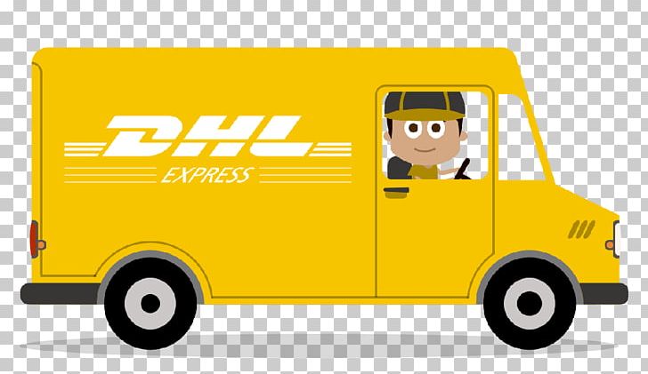 DHL EXPRESS Courier Cargo Mail DHL Global Forwarding PNG, Clipart, Automotive Design, Brand, Bus, Car, Cargo Free PNG Download