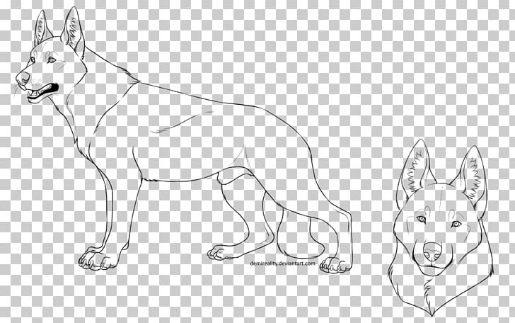 Dog Breed German Shepherd Line Art Puppy Sketch Png Clipart