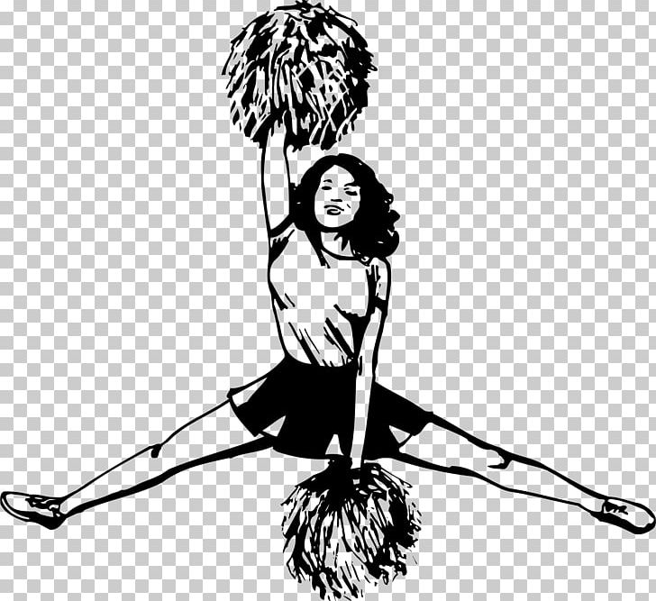Cheerleading Sport Stunt New Jersey Devils PNG, Clipart, Arm, Art, Artwork, Black, Black And White Free PNG Download
