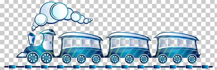 Blue Train Cartoon Rail Transport PNG, Clipart, Blue, Blue Train, Bottle, Brand, Cartoon Free PNG Download