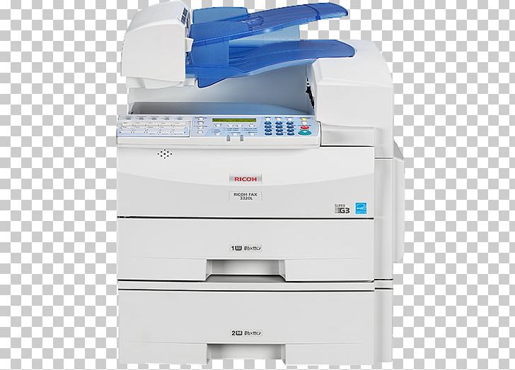 Paper Ricoh Fax Printer Photocopier PNG, Clipart, Copying, Fax, Image Scanner, Inkjet Printing, Laser Printing Free PNG Download