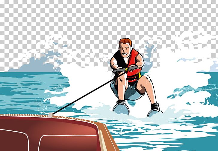 Cable Surfing PNG, Clipart, Big Waves Monstrous, Boat, Boating, Decorative Patterns, Fun Free PNG Download