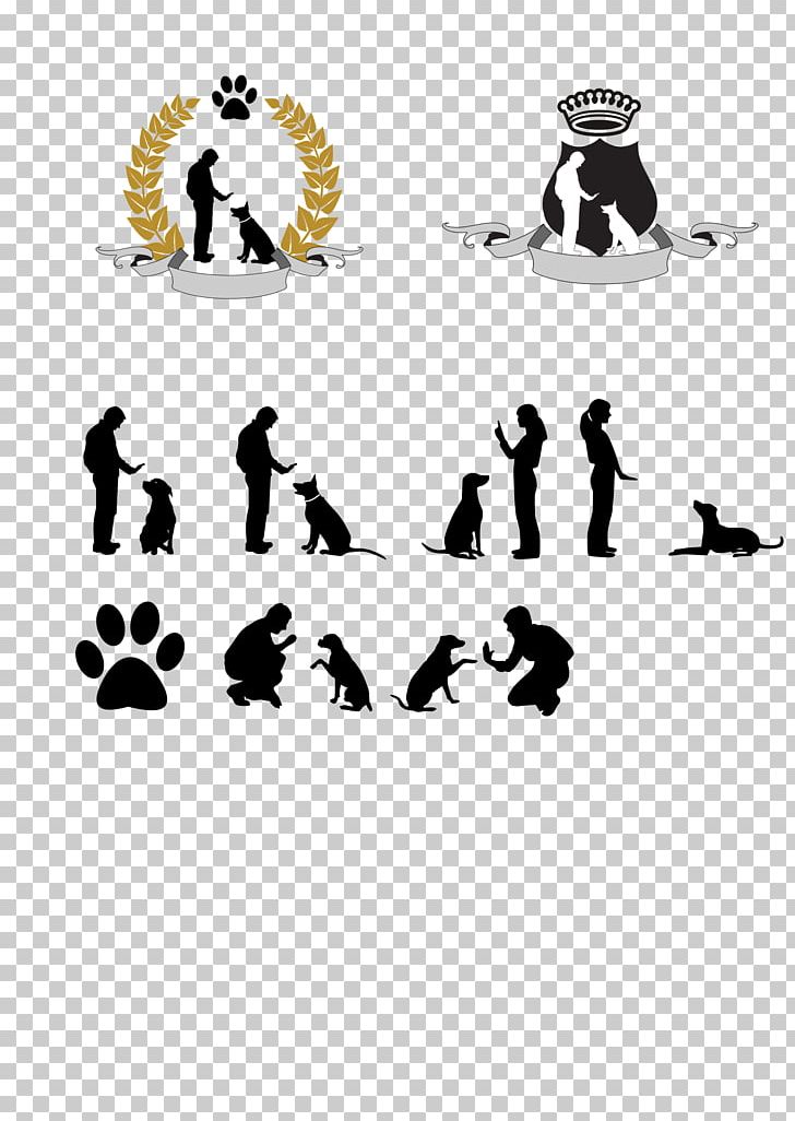 Dog Graphics Illustration Paw PNG, Clipart, Bird, Black And White, Canvas, Dog, Dog Training Free PNG Download
