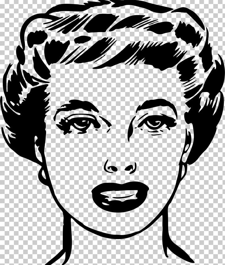 Woman Face Facial Hair Art PNG, Clipart, Art, Artwork, Black, Black And ...