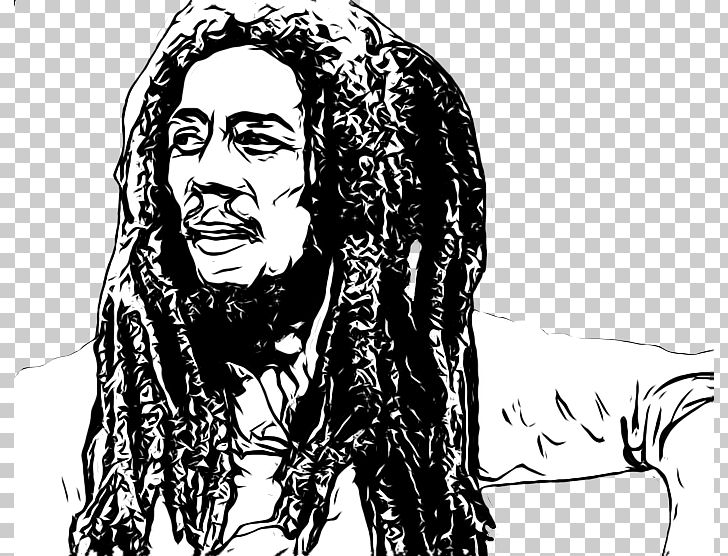 Bob Marley Black And White PNG, Clipart, Album Cover, Bla, Bob Marley, Caribbean People, Comics Artist Free PNG Download
