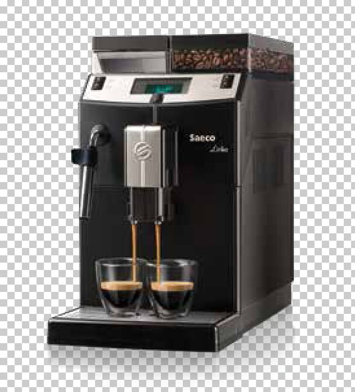 Coffeemaker Espresso Philips Saeco Lirika PNG, Clipart, Burr Mill, Cappuccinatore, Coffee, Coffee Bean, Coffeemaker Free PNG Download