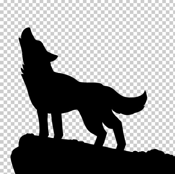Gray Wolf Silhouette Drawing PNG, Clipart, Animals, Art, Black, Black And White, Black Wolf Free PNG Download