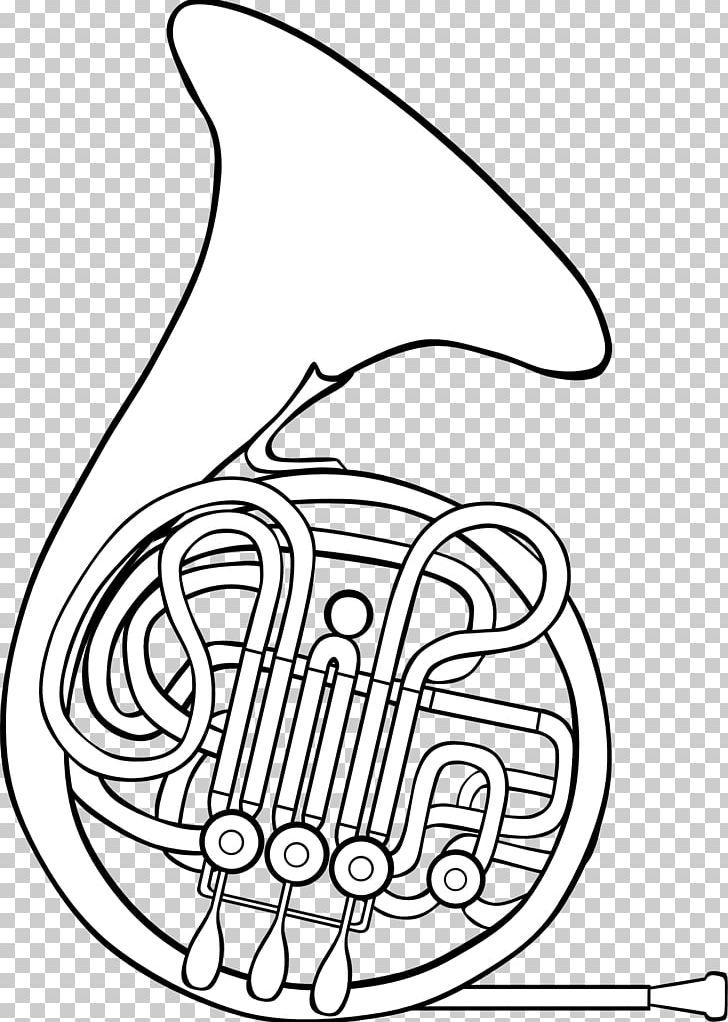 French Horns Coloring Book Tuba Drawing PNG, Clipart, Angle, Area, Black And White, Child, Coloring Book Free PNG Download