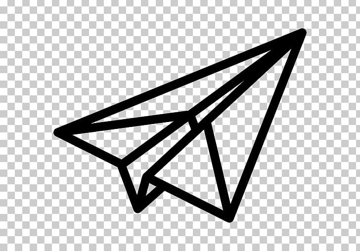 Paper Plane Airplane PNG, Clipart, Airplane, Angle, Art, Black And White, Computer Icons Free PNG Download
