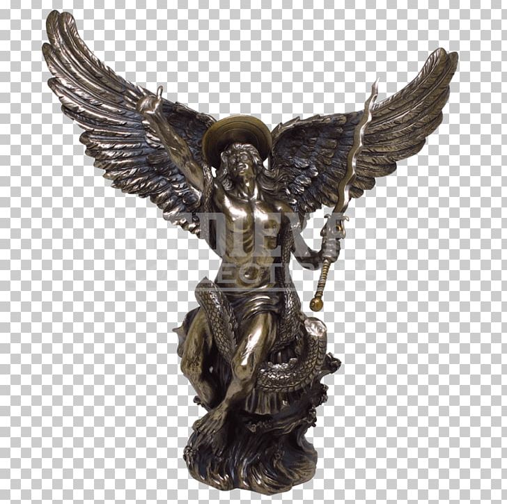 Saint Michael Fighting The Dragon Gabriel St. Michael Vanquishing Satan Statue PNG, Clipart, Angel, Archangel, Azrael, Brass, Bronze Free PNG Download