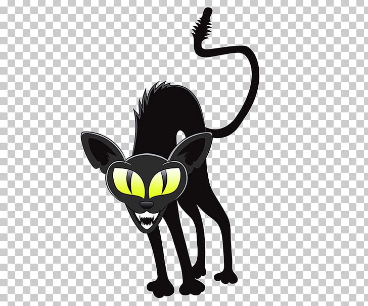 Cat Halloween Cartoon PNG, Clipart, Animal Figure, Big Cats, Black, Carnivoran, Cartoon Free PNG Download