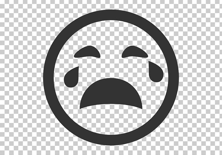 Emoticon Computer Icons Smiley PNG, Clipart, Black And White, Cartoon Expression Of Toothache, Circle, Computer Icons, Crying Free PNG Download