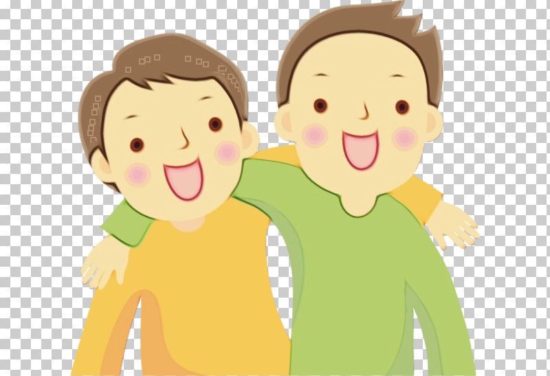 Cartoon Friendship Drawing Gesture Facial Expression PNG, Clipart, Animation, Cartoon, Drawing, Facial Expression, Friendship Free PNG Download