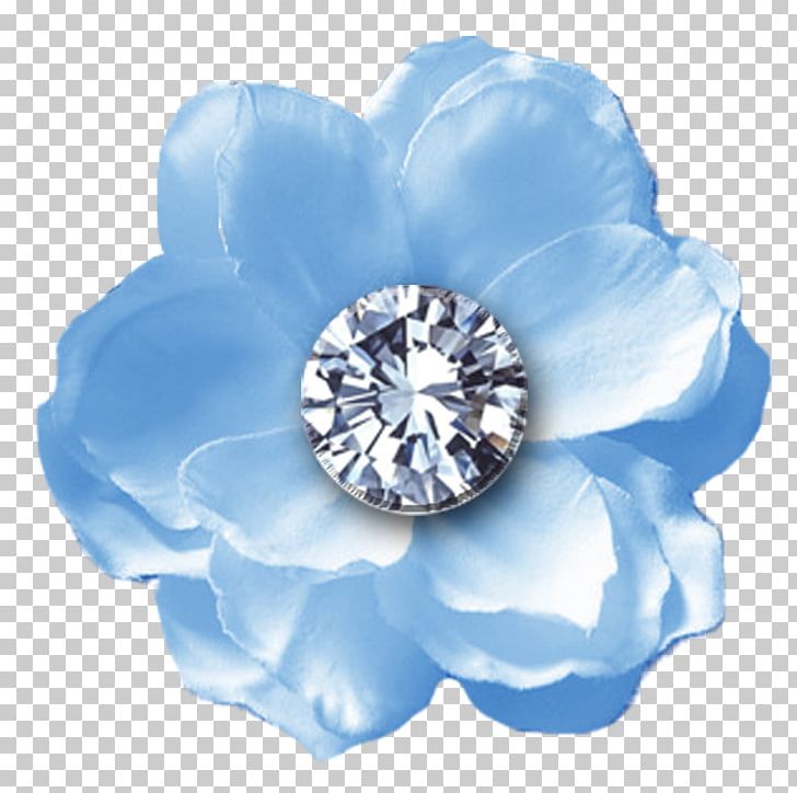 Diamond Paper Flower Scrapbooking PNG, Clipart, Blue, Blue Flower, Body Jewelry, Carat, Cobalt Blue Free PNG Download