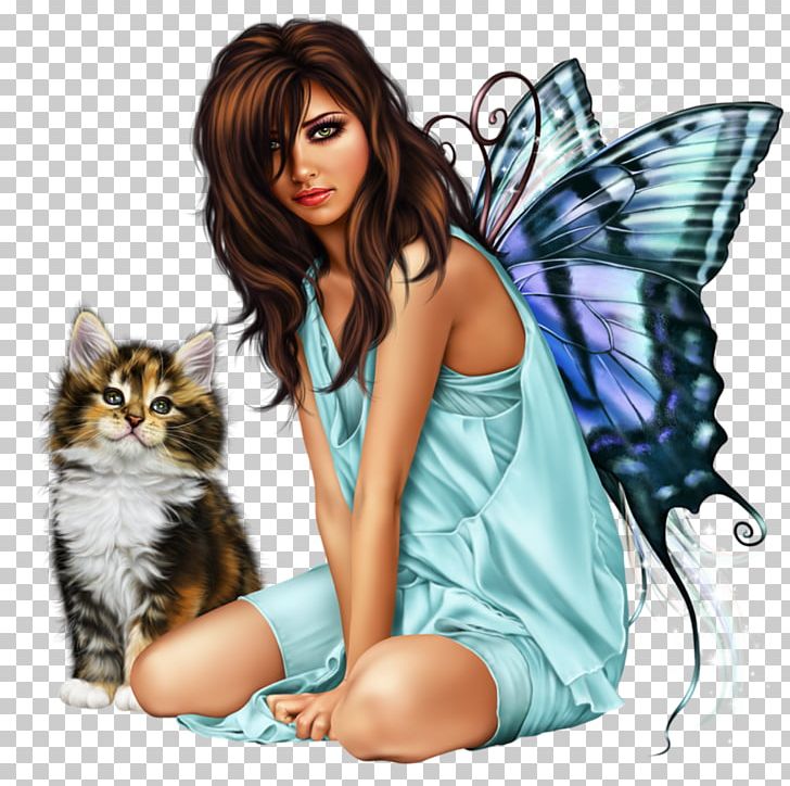 Tooth Fairy Illustration Art Drawing PNG, Clipart, Art, Black Hair, Brown Hair, Butterfly, Cat Free PNG Download