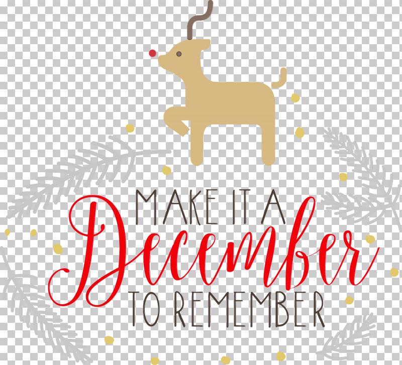 Reindeer PNG, Clipart, December, Deer, Line, Logo, M Free PNG Download