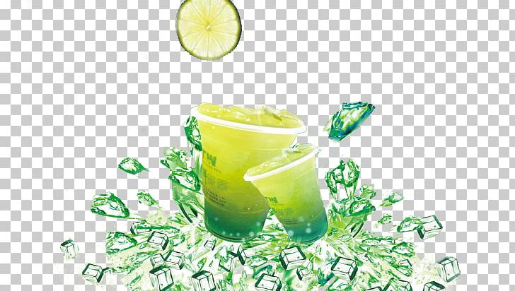 Green Tea Iced Tea Ice Cube Lemon PNG, Clipart, Aerial, Background Green, Block, Caipirinha, Cocktail Garnish Free PNG Download