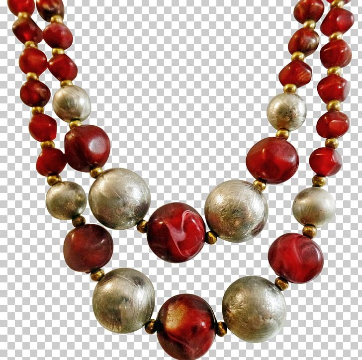 Pearl Necklace Beadwork Silver PNG, Clipart, Bead, Beadwork, Deep Red, Fashion, Fashion Accessory Free PNG Download