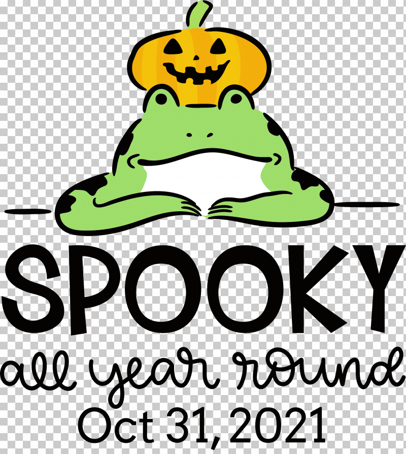 Spooky Halloween PNG, Clipart, Behavior, Green, Halloween, Happiness, Human Free PNG Download